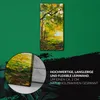 Wanduhr Bürouhr Leinwand Bild Geräuschlos Kunstdruck 30x60 Produktbild-Vorschau 5