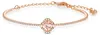 SWAROVSKI Damen Armreif Glücksklee Rosa Roségold UNA Produktbild-Vorschau 2