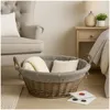 Aufbewahrungskorb 57 x 44 cm Weide Produktbild-Vorschau 1