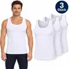 Herren Unterhemden 3er-Pack Weiß – 100% Baumwolle, Produktbild-Vorschau 1