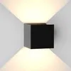 ZMH LED Wandlamp Binnen & Buiten, Zwart, Moderne Up Down Productafbeelding-voorbeeld 8
