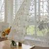 2 tende in voile con ricami floreali in pizzo per Anteprima dell’immagine prodotto 8