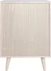 A close-up front view of a wooden cabinet with four tapered legs. Náhled obrázku produktu