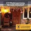 Unyqoos® LED-Lichtvorhang – dekoratives 10 m Vorhanglicht Produktbild-Vorschau 4
