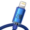 Baseus Blitzladekabel USB-Lightning 2m Blau Produktbild-Vorschau 4