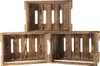 3x schöne GEFLAMMTE WEINKISTE /NEU/ 46x30,5x24cm / Produktbild-Vorschau 1