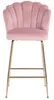 Casa Padrino Luxus Barstuhl Rosa / Gold 51 x 61 x H. 113 cm Produktbild-Vorschau 4