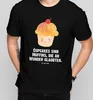 Mr. & Mrs. Panda Größe L T-Shirt Cupcake - Schwarz - Produktbild-Vorschau 4