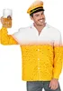 Biermann Kostüm - Hemd und Mütze,  Bierfest Bier Mann XXL Produktbild-Vorschau 3