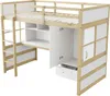 Łóżko na poddaszu Sweiko 90 x 200 cm, Z drabinką, Z Podgląd zdjęcia produktu 14
