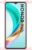 A smartphone with a screen displaying a colorful abstract design and text overlay. Produktbild-Vorschau