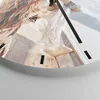 Wanduhr - Rund - Glasuhr - Frau Boot Rücken - 40x40cm - Produktbild-Vorschau 5