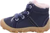 A single blue winter boot for children is shown from the side. Produktbild-Vorschau