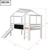 Merax Kinderbett Etagenbett 90x200 cm mit Rutsche, Produktbild-Vorschau 4