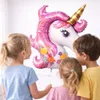 Palloncino XXL unicorno rosa 110 x 85 cm - palloncini ad Anteprima dell’immagine prodotto 5