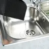 Tappetino per piatti in silicone nero con drenaggio Anteprima dell’immagine prodotto 7