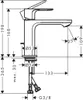 hansgrohe Rebris E Einhebel-Waschtischarmatur 110 mit Produktbild-Vorschau 7