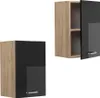 Hängeschrank Vicco R-Line Schwarz Hochglanz 40 cm, Model Produktbild-Vorschau 5