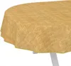 Tischdecke Melliert Senfgelb Oval 200x140cm Band Produktbild-Vorschau 1