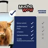 MuchoWow® Koffer Handgepäck Trolley Rollkoffer Kleine Produktbild-Vorschau 6