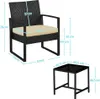 Yaheetech Gartengarnitur Polyrattan Sitzgruppe 3-teilig Produktbild-Vorschau 7