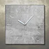 Wohnzimmer Leinwand Uhr Geräuschlos Küche 30x30 Beton, Produktbild-Vorschau 1