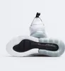 A pair of white Nike Air Max 270 sports shoes are shown from the side and underneath. Náhled obrázku produktu