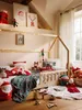 ATMOSPHERA | Wohndecke - Weihnachtsdecke - grün mit bunten Produktbild-Vorschau 5