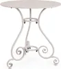Tavolo da giardino rotondo 70cm con 3 gambe in stile shabby Anteprima dell’immagine prodotto 3