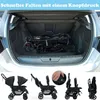 Faltbarer Zwillingskinderwagen mit verstellbarer Produktbild-Vorschau 5