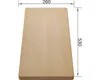 BLANCO 218313, Rechteckig, Holz, Holz, 530 mm, 260 mm, 1 Produktbild-Vorschau 6