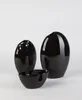 Wazon 'Egg' (18,5x11x27,5cm), czarny Podgląd zdjęcia produktu 3