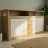 MENZZO Buffet contemporain L190cm 4 portes er 4 tiroirs Voir les images du produit 6