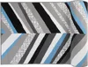 Tapiso Läufer MAYA Modern Grau Blau Wohnzimmer  100 x 440 Produktbild-Vorschau 7