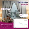 2er Set Verdunkelungsgardine mit U-Band, Blackout Vorhang Produktbild-Vorschau 5