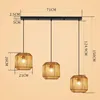 ZMH Pendelleuchte Boho Hängelampe Rattan Lampe Hängend Produktbild-Vorschau 4