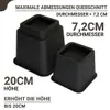 JustValue Möbelerhöher Set Schwarz – 8/13/20 cm – Max. 600 Produktbild-Vorschau 6