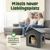 Katzenhöhle Katzenhaus Katzenbett zooprinz Rocky | Plüsch | Produktbild-Vorschau 3