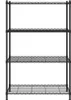 Scaffale a 4 ripiani 90x35x137 cm nero 200 kg Anteprima dell’immagine prodotto 3