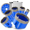 7tlg M14 Fliesenbohrer Set 20/35/40/45/50/68mm + 125mm Produktbild-Vorschau 1
