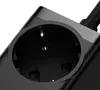 A close-up view of a black electrical outlet on a power strip. Anteprima dell’immagine prodotto
