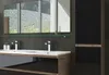 Badmöbel Set Schwarz  / Eiche  Optik Hochglanz Produktbild-Vorschau 5