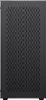 A black computer case with a vertical ribbed texture and a perforated front panel. Anteprima dell’immagine prodotto
