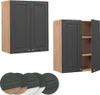 Hängeschrank Vicco Fame-Line Anthrazit-Gold 60 cm, Model Produktbild-Vorschau 5