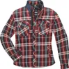 Merlin Hendrix Motorrad Hemd, rot/blau/weiß, 2XL Produktbild-Vorschau 3