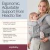 Ergobaby Adapt Babytrage Soft Flex Mesh - Pearl Grey Produktbild-Vorschau 7