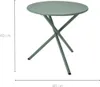 Gartentisch aus Metall, Ø 48 cm Produktbild-Vorschau 2