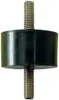 Gummi-Metall-Puffer zylindrisch Typ A D50xH20mm M10x28 NR57 Produktbild-Vorschau 1