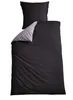 Bettwäsche Set Microsatin »Berlin« BxL 135x200 cm Schwarz Produktbild-Vorschau 2