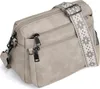 MUIIKOLA Dámska taška cez rameno kožená stredná crossbody Náhľad obrázku produktu 6